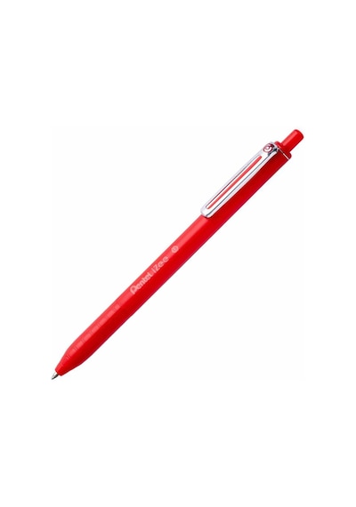 Pentel Izee Bx470 Basmalı Tükenmez Kalem Kırmızı
