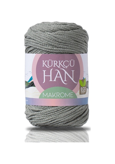 Kürkçü Han Makrome Premium Örgü İpi Zeytin Yaprağı 3 MM 200 G 130 M