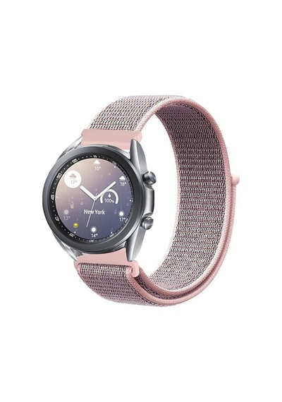 Samsung Galaxy Watch 3 41mm Uyumlu Kordon Kumaş Spor Tasarım Kayış