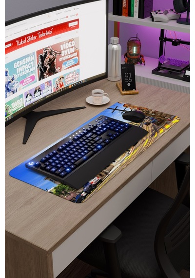 San Francisco Kaliforniya Abd 2 V1 70x30 Xl Gaming Kauçuk Kaymaz Taban Mouse Pad Fare Altlığı