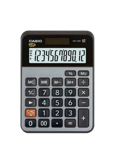 Casio Mx-120b 12 Haneli Masaüstü Hesap Makinesi Çok Renkli