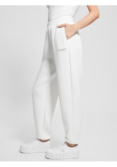 Guess Cecilia Scuba Kadın Jogger Eşofman Altı V4bb12k7uw2 Beyaz