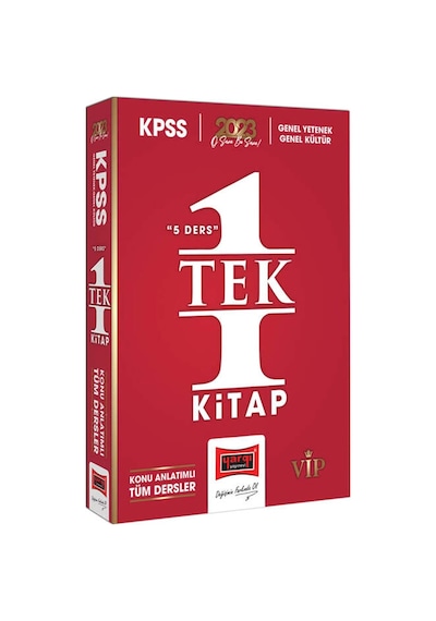 2023 Kpss Genel Kültür - Genel Yetenek 5 Ders Tek Kitap Tüm Dersler Konu Anlatımı
