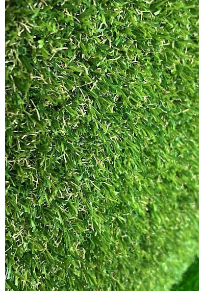 Tr Grass Dekoratif Suni Çim Halı Balkon Bahçe Teras İç Dış Mekan Sarı Otlu Yeşil Yapay Çim Halı 20 Mm Yeşi S Diğer