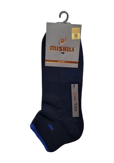 Moda Dua Mısırlı 61209 Erkek Modal Tencel Patik Çorap ÇoK Renkli