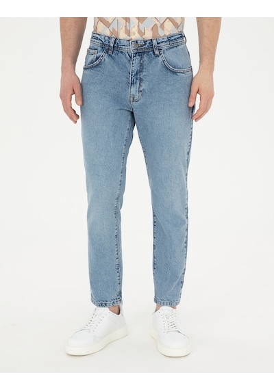 Pierre Cardin Erkek Buz Mavisi Jean Pantolon 50285120-vr095 Buz Mavi