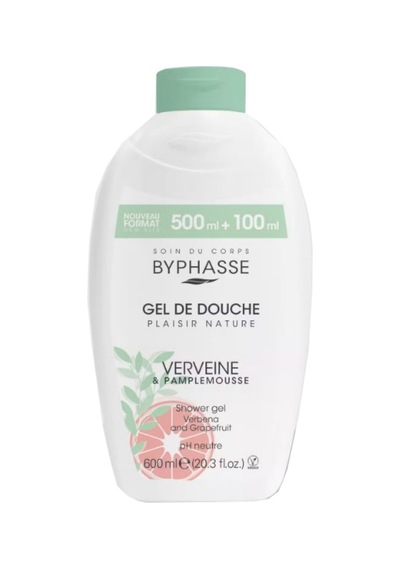 Byphasse Plaisir Natura Verbena & Greyfurt Duş Jeli 600 ML