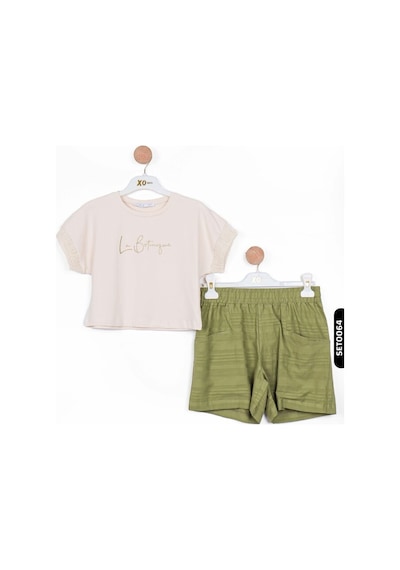Xo Kids Kız Çocuk Şort 4-8 Yaş 56503 Haki