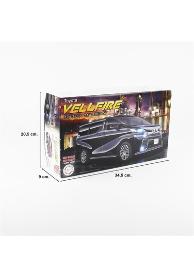 Fujimi C-nx-1 06609 1/24 Ölçek, Toyota Vellfire Za G Edition Black , Minibüs Plastik Model Kiti