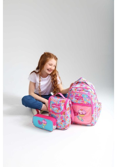 Kaukko Kids Sırt Çantası Aynalı Nakışlı Sweet L5139