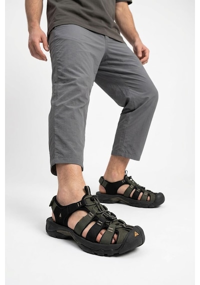 Humtto 152-710445a Erkek Outdoor Sandalet Siyah - Yeşil