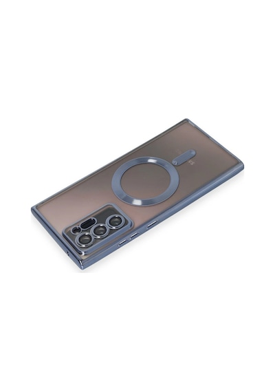 Newface Samsung Galaxy Uyumlu Note 20 Ultra Kılıf Kross Magneticsafe Kapak - Semeglbl - 95 Sierra Blue