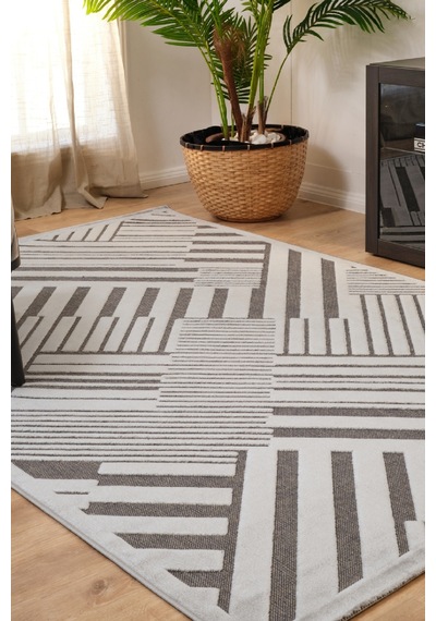 Kaşmir Halı 7/24 İskandinav Kopenhag 120x180 CM Salon Mutfak Halısı Yolluk Kilim