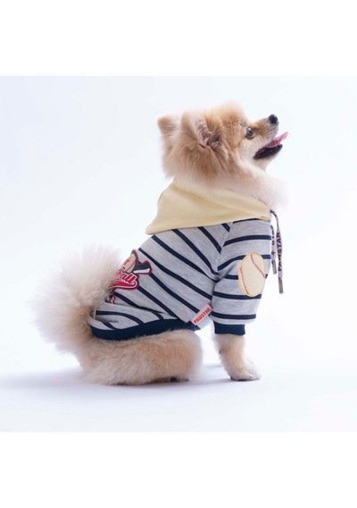 Sarı Seattle Pitch Köpek Hoodie Köpek Sweat Köpek Kıyafeti Kedi Kıyafeti