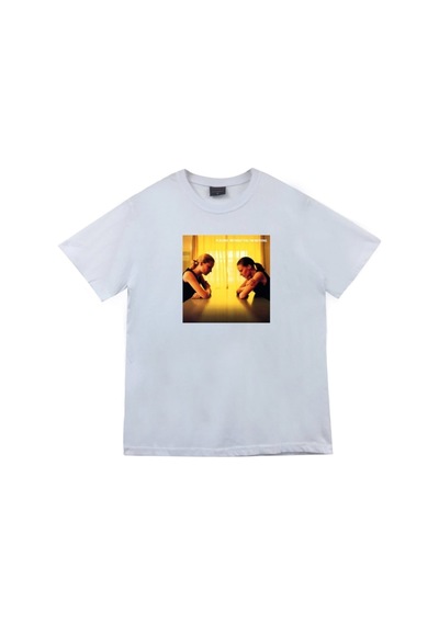 Unisex Beyaz Placebo Baskılı Tshirt Beyaz