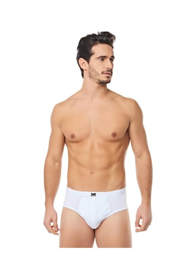 Tutku Erkek Beyaz Iç Çamaşır Penye Kom 6'Lı Külot Slip Beyaz