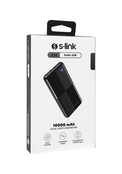 S-lınk Ip-g12n, Siyah, 10.000mah, 2xusb, 1xmicro Usb, 1xtype-c, 4 Led Göstergeli, Powerbank