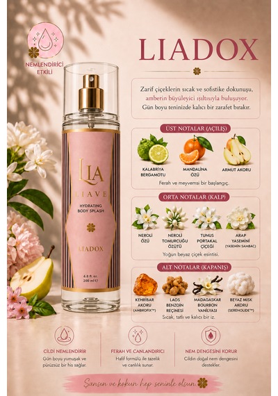 Lıadox Vücut Spreyi 200 Ml