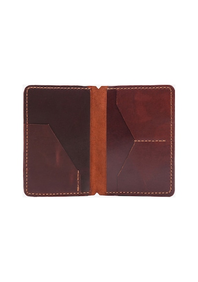 Elegance Leather Hakiki Deri Pasaportluk Kahverengi - 633384559 kahverengi