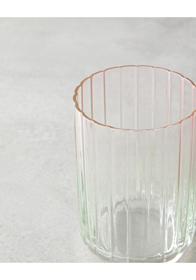English Home Glimmer Cam 2'li Bardak 330 Ml Pembe - Yeşil