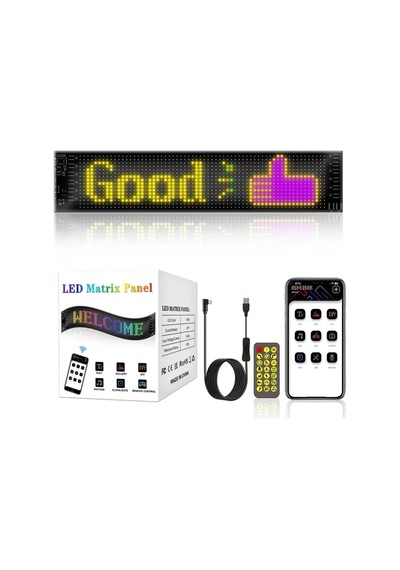 Kişiselleştirilebilir Matrix Car Led Ekran 60x12cm