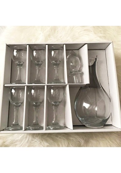 7 Parça Likör Seti 95485, Şerbet Takımı, Zemzem Takımı
