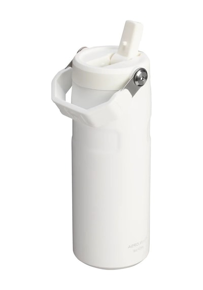 Stanley The Iceflow Flip Straw 2.0 Pipetli Termos Bardak 0,47 Lt Beyaz