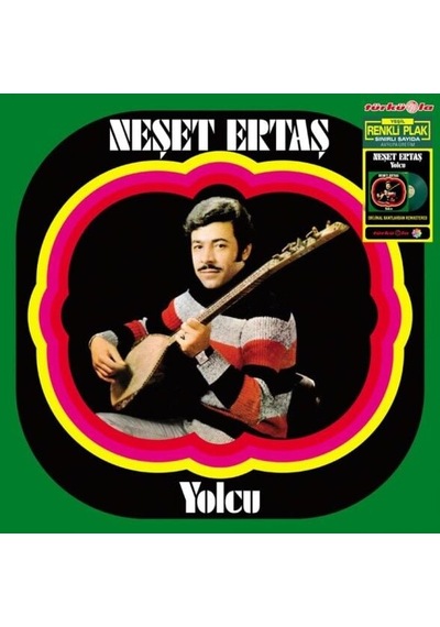 Neşet Ertaş Yolcu Lp Yeşil Renkli Plak