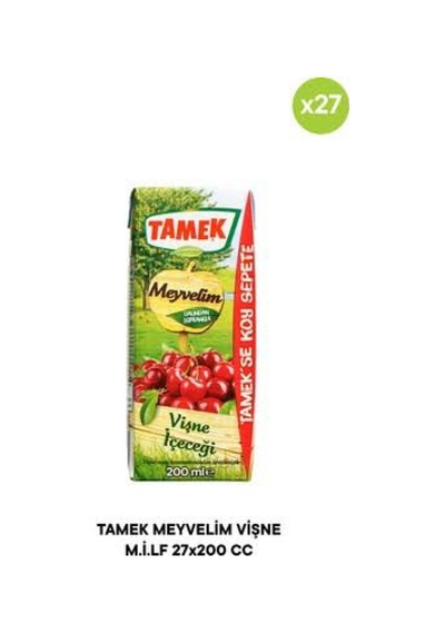 Tamek Vişne Nektarı 200 Ml 27 Adet