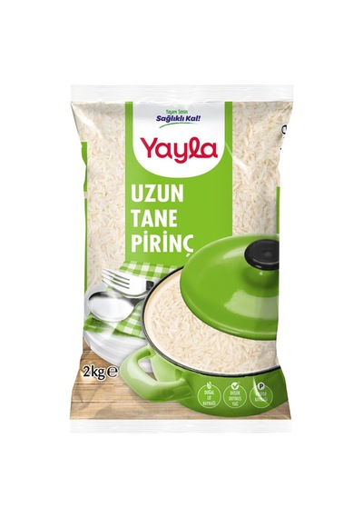 Yayla Uzun Tane Pirinç 2 Kg - 7 Adet Tarı