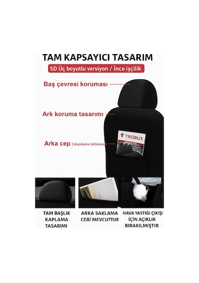 Mini R56 3 Kapı Hatch 2006 2013 Grindsport Serisi Koltuk Kılıfı