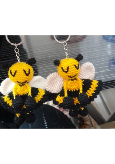 Bdp Home Arı Amigurumi Anahtarlık