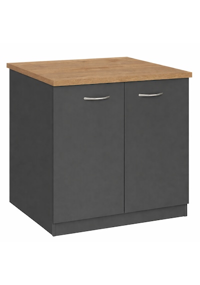 Fara Bulaşık Makinesi - Çamaşır Makinesi Alt Dolabı - 70 Cm Antrasit - Atlantik Çam Fara Bulaşık Makinesi - Çamaşır Makinesi Alt Dolabı - 70 Cm Antrasit - Atlantik Çam