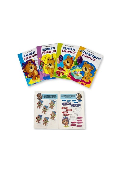 Ayı Pofuduk Seti - 4 Kitap