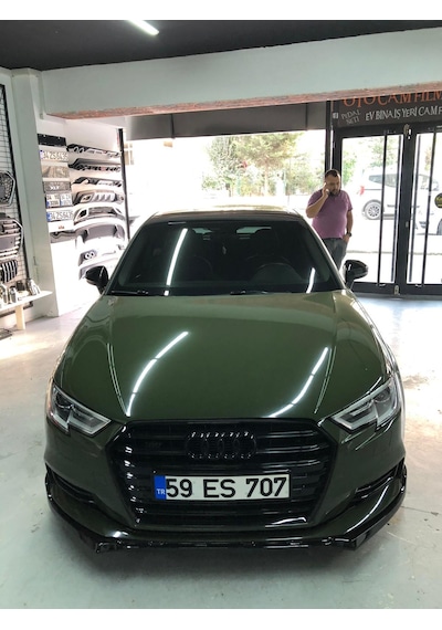 Audi A3 Lip 2013-2016 8v Hb Sedan Ön Lip Piano Black