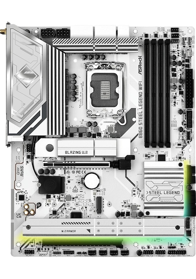Asrock B860 Steel Legend Wifi Lga1851 Ddr5 8666mhz+ Oc Atx Aaaa11asr0031