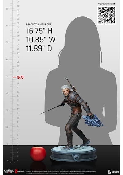 Sideshow Collectibles Geralt Statue 200601 The Witcher 3 : Wild Hunt