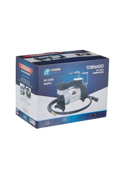 Camp Andoutdoor 360069 Tornado 150 Psı Pompa 12v Pompa Unisex, Gri, Tek Beden Diğer