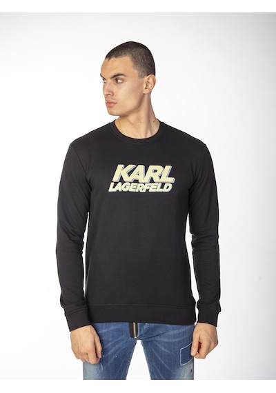 KARL LAGERFELD Erkek  Sweatshirt  KLL758 Siyah