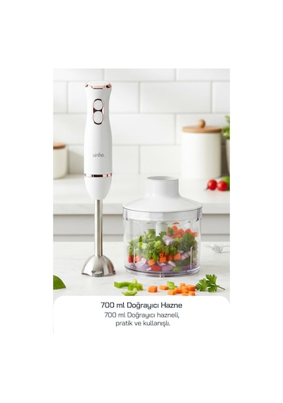 Sinbo SHB-7530 Çok Fonksiyonlu El Blender Seti