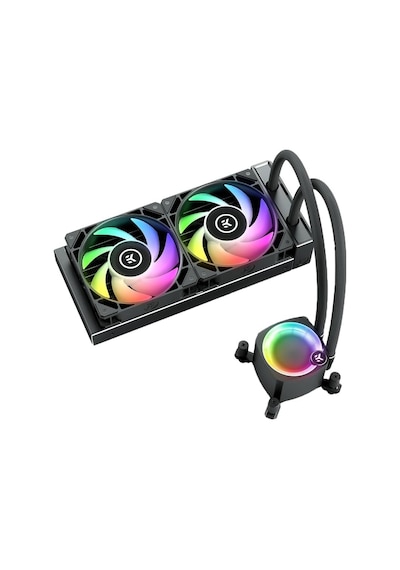 Nucleus Aıo Cr240 Lux D-rgb Hepsi Bir Arada Sıvı Cpu Soğutucu, Ek Fpt Fanlı, Su Soğutma Bilgisayar Parçaları, 120