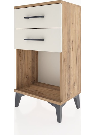 Arges Komodin 4 Çekmeceli 44x30x80 Çam-aytaşı Çam