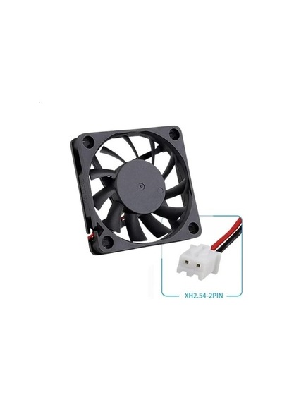 50x50x10 mm. 12V DC Sessiz Fırçasız Motor 3D Printer Kare FAN