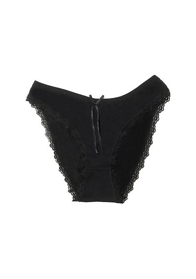 Şahinler Kadın Paça Dantelli Slip B275-Standart-Siyah
