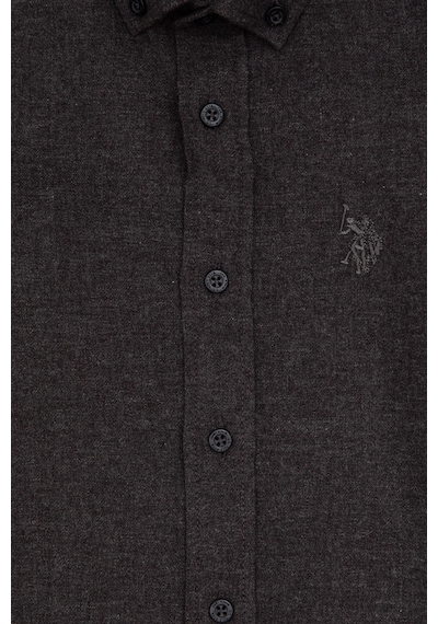 U.s. Polo Assn. Erkek Çocuk Siyah Gömlek Basic 50316769-vr046 Siyah