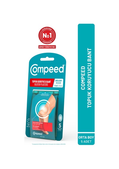 Compeed Topuk Koruyucu Bant Orta Boy 5'li 3 Paket