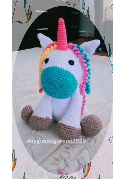Sevimli Unicorn oyuncak bebek hediyesi uyku arkadaşı