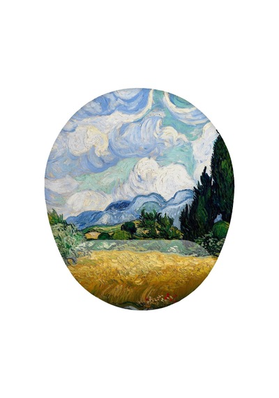 Van Gogh Buğday Tarlası Bilek Destekli Mouse Pad