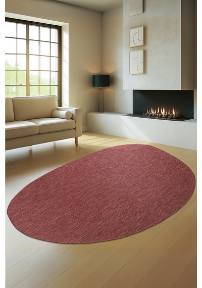 Konfor Halı Tema 9039 Bordo Sisal Hasır İç Dış Mekan Kilim Dekoratif Bahçe Balkon Salon Halısı Bordo