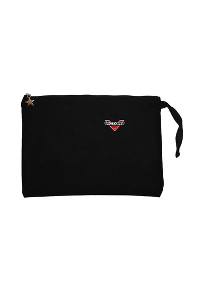 Victory Motorcycles Logo Siyah Clutch Cüzdan / El Çantası Siyah